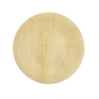 7.5" Round Wooden Plate | Compostable