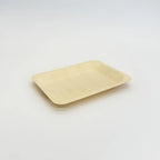 7.7" x 4.9" Rectangular Wooden Plate | Compostable