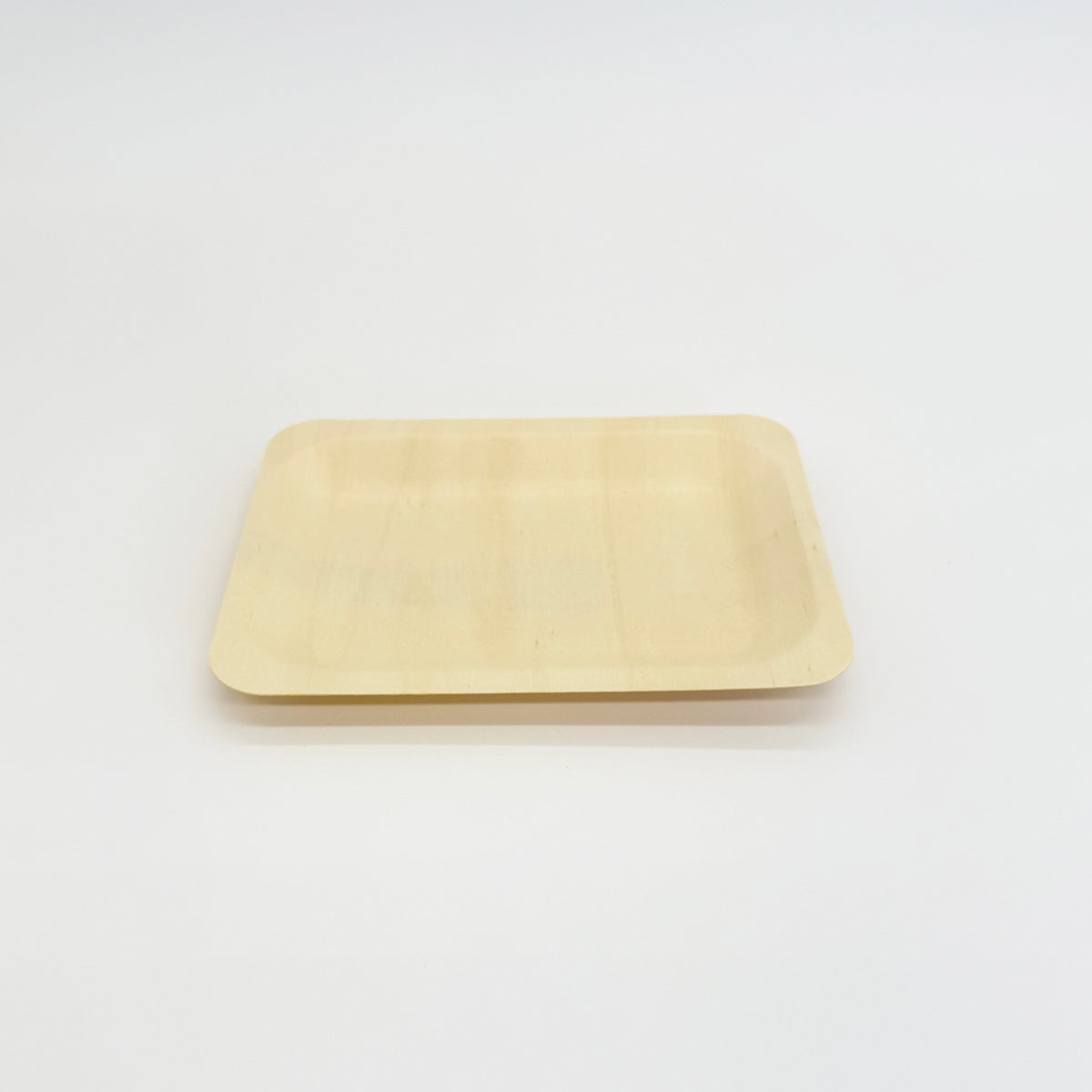 7.87" x 5.7" Rectangular Wooden Plate | Compostable