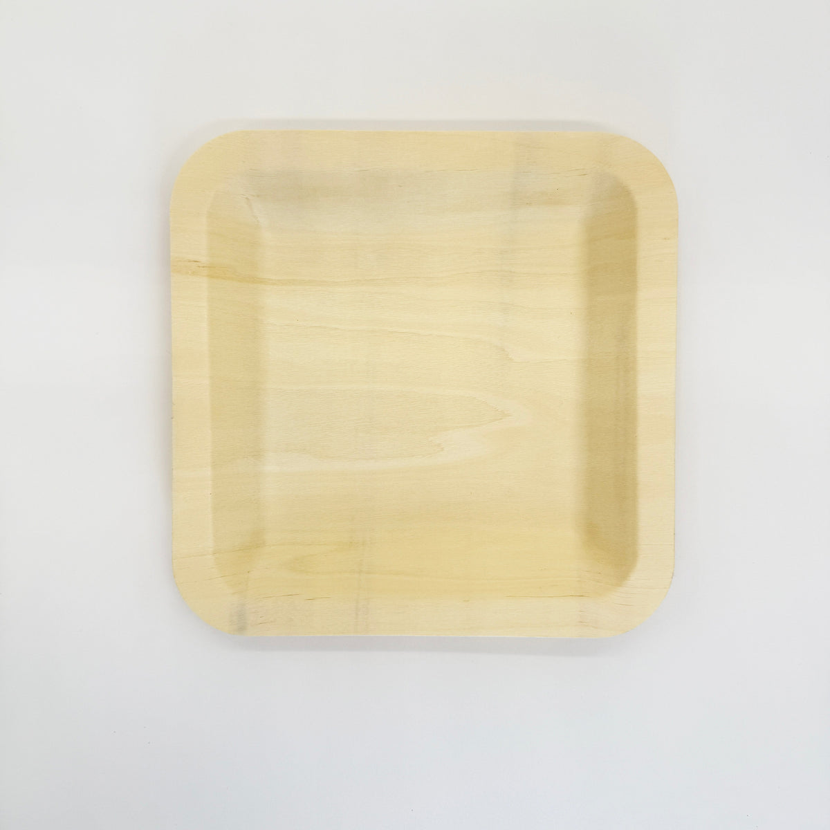 8" x 8" Square Wooden Plate | Compostable