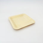 7" x 7" Square Wooden Plate | Compostable
