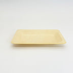 9.3" x 6.7" Rectangular Wooden Plate | Compostable