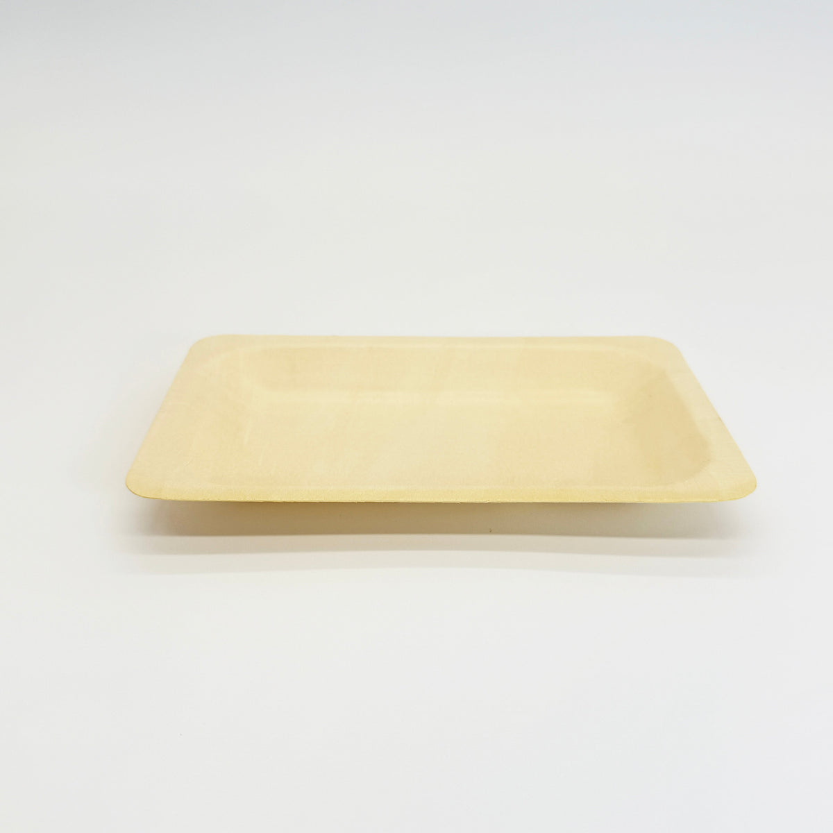 9.3" x 6.7" Rectangular Wooden Plate | Compostable