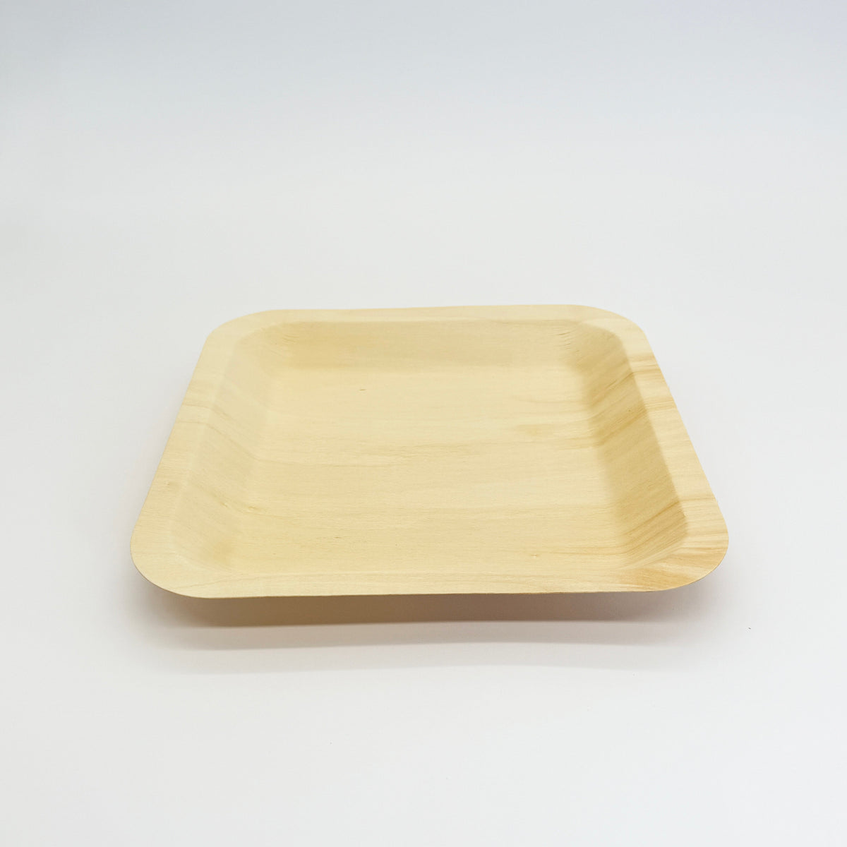 9" x 9" Square Wooden Plate | Compostable
