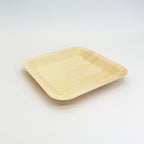 9" x 9" Square Wooden Plate | Compostable