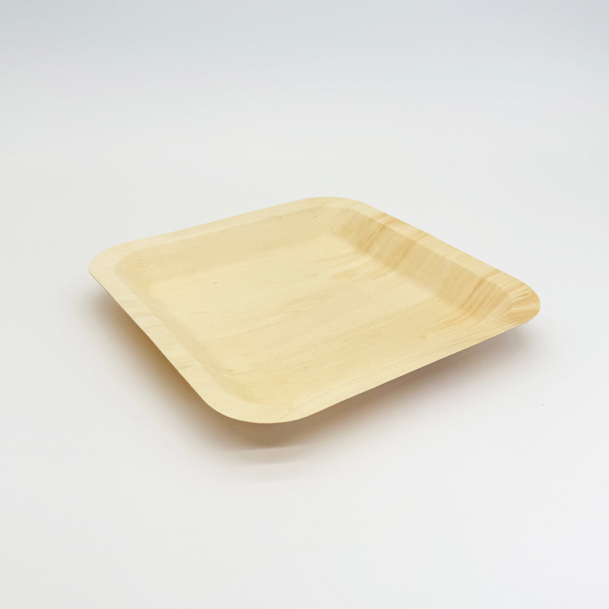 9" x 9" Square Wooden Plate | Compostable