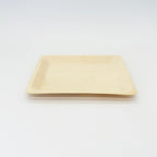 10.4" x 8.5" Rectangular Wooden Plate | Compostable