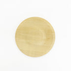 5.5" Round Wooden Plate | Compostable
