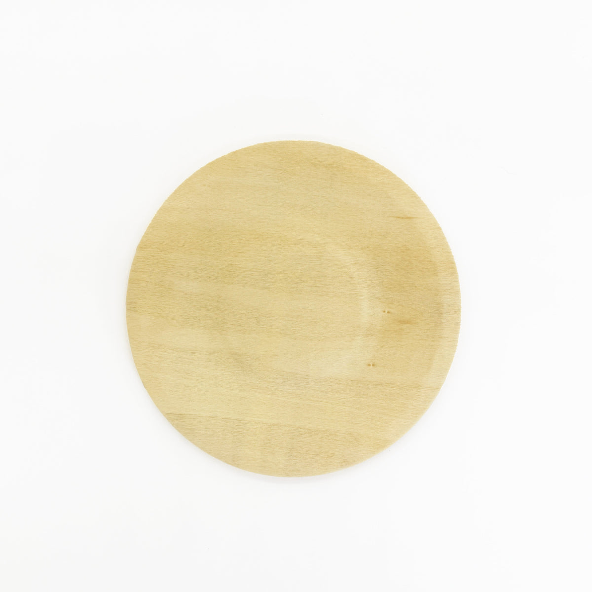 5.5" Round Wooden Plate | Compostable