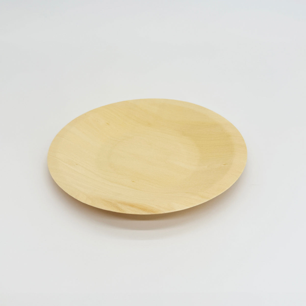 7.5" Round Wooden Plate | Compostable