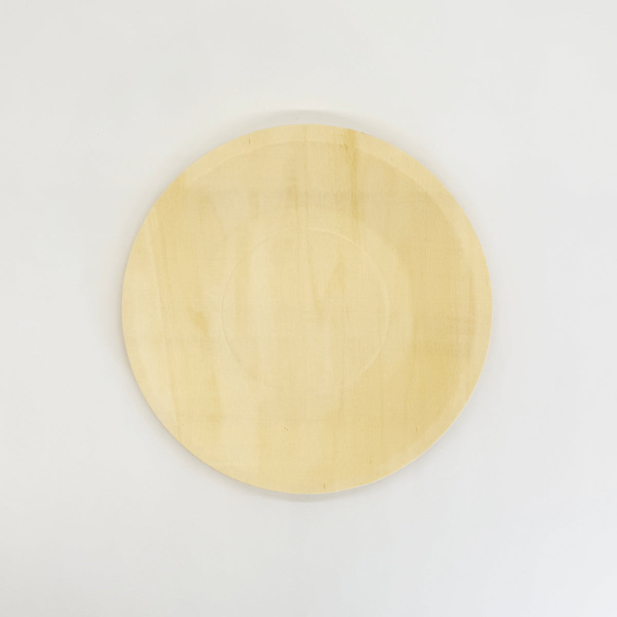 8.5" Round Wooden Plate | Compostable