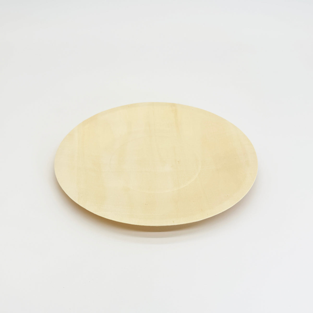 8.5" Round Wooden Plate | Compostable