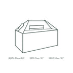 Standard Carry Pack w/ Handles | Vegware® | Compostable (Case of 125)