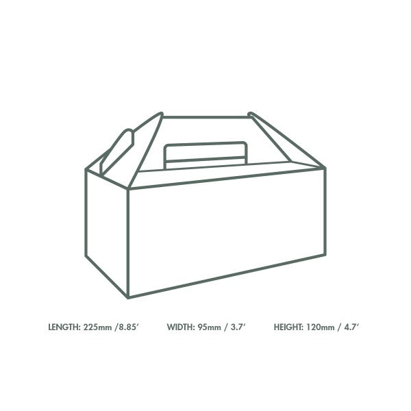 Standard Carry Pack w/ Handles | Vegware® | Compostable (Case of 125)