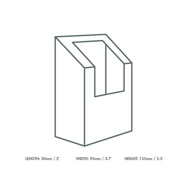 Kraft Tortilla Wrap Box | Vegware®