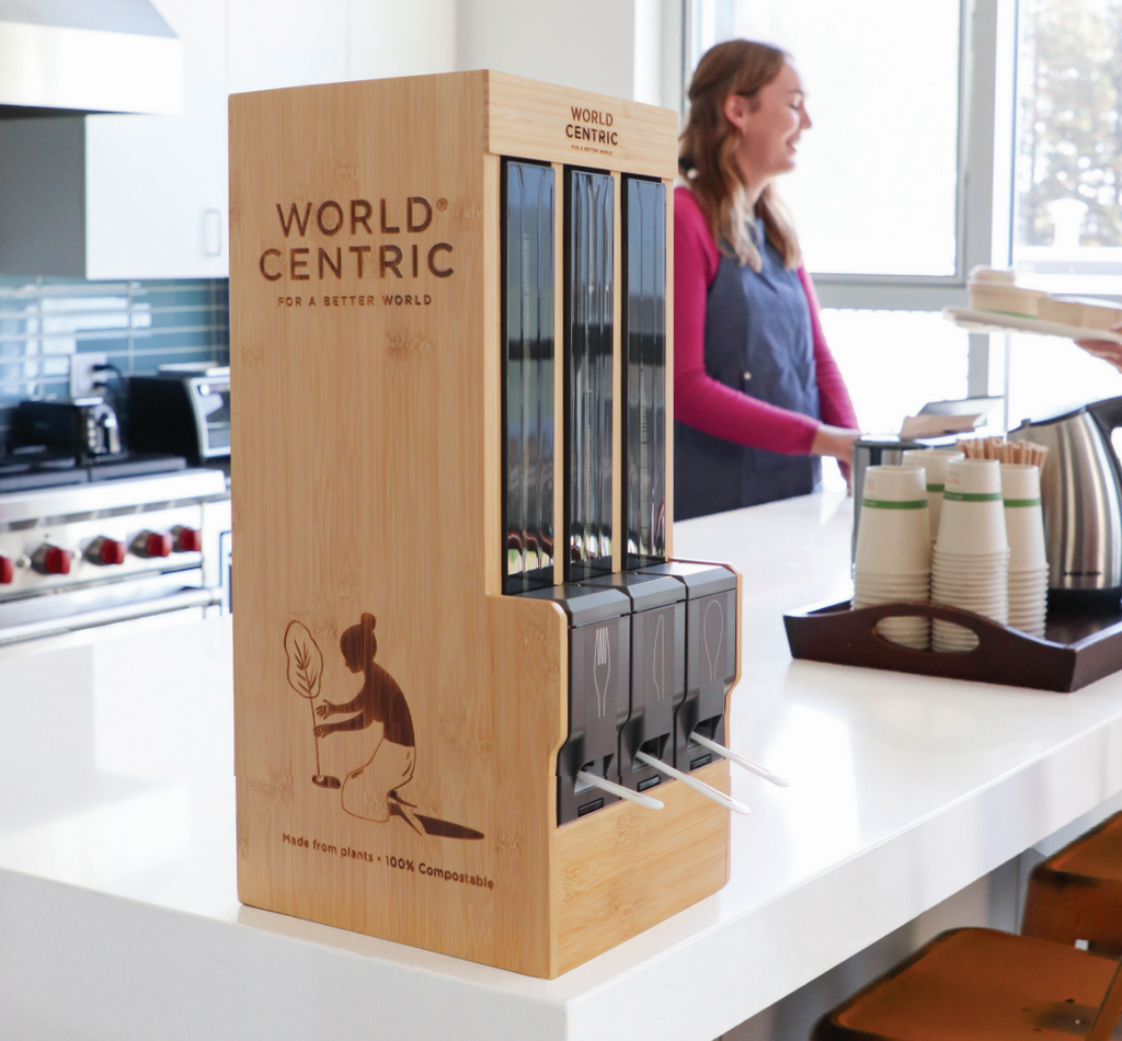 Touchless Cutlery Dispenser Starter Kit | World Centric®