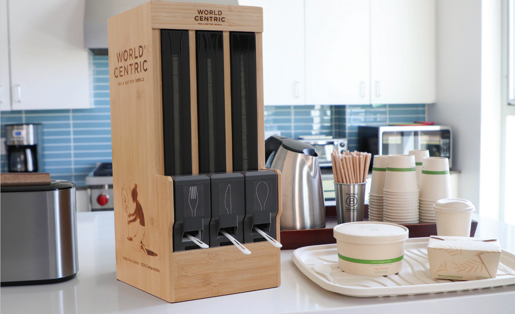 Touchless Cutlery Dispenser Starter Kit | World Centric®