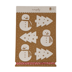 Snow Scenes Pop-Out Gift Tags & Twine | 12 Sets