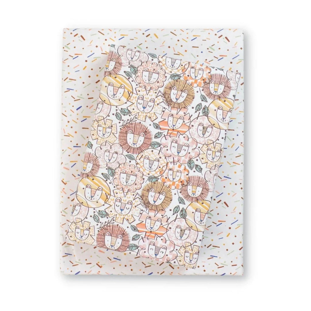Lion Fiesta Any Occasion Wrapping Paper | 3 Sheets