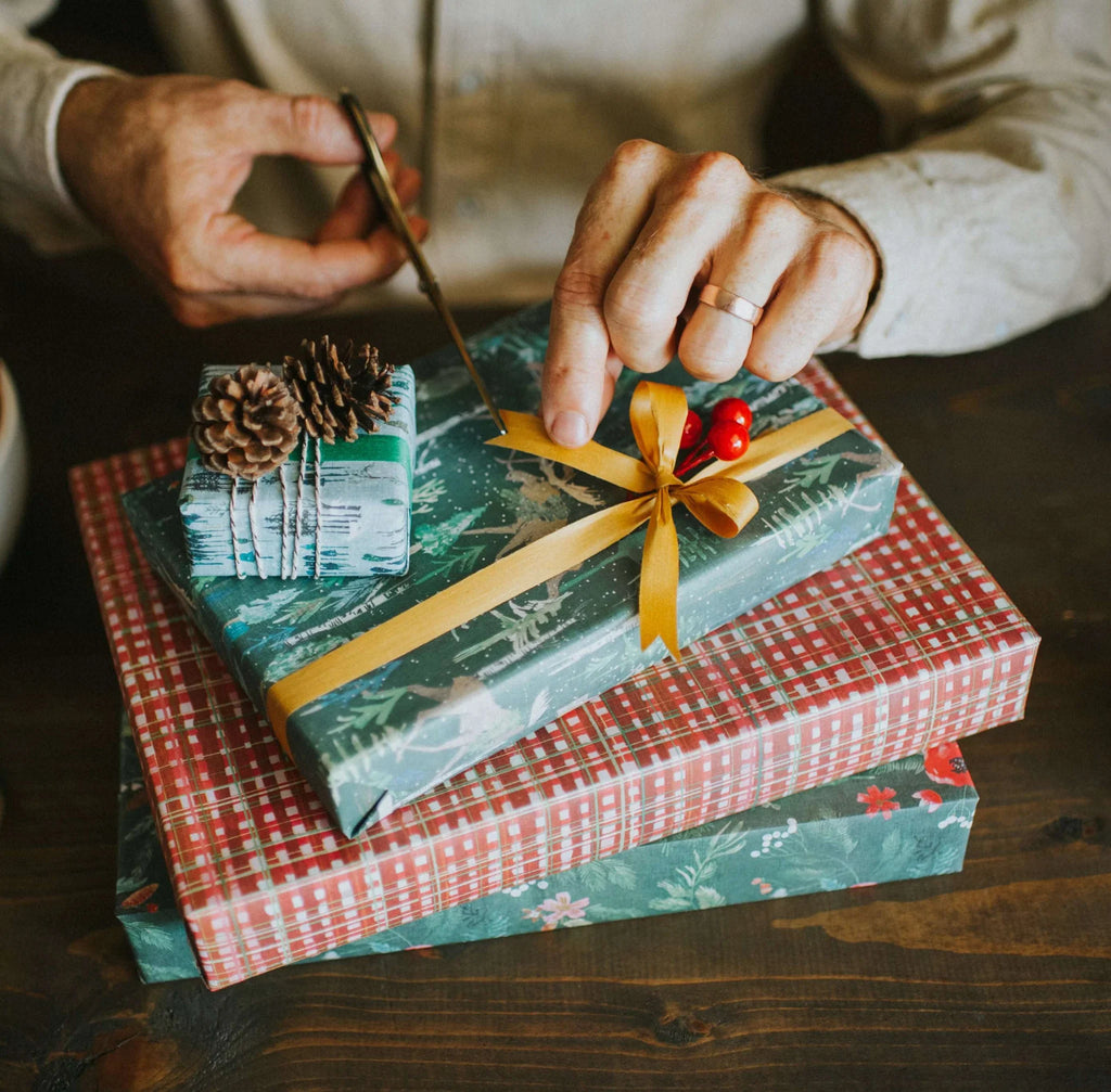 Forest Wintery Woods Any Occasion Wrapping Paper | 3 Sheets