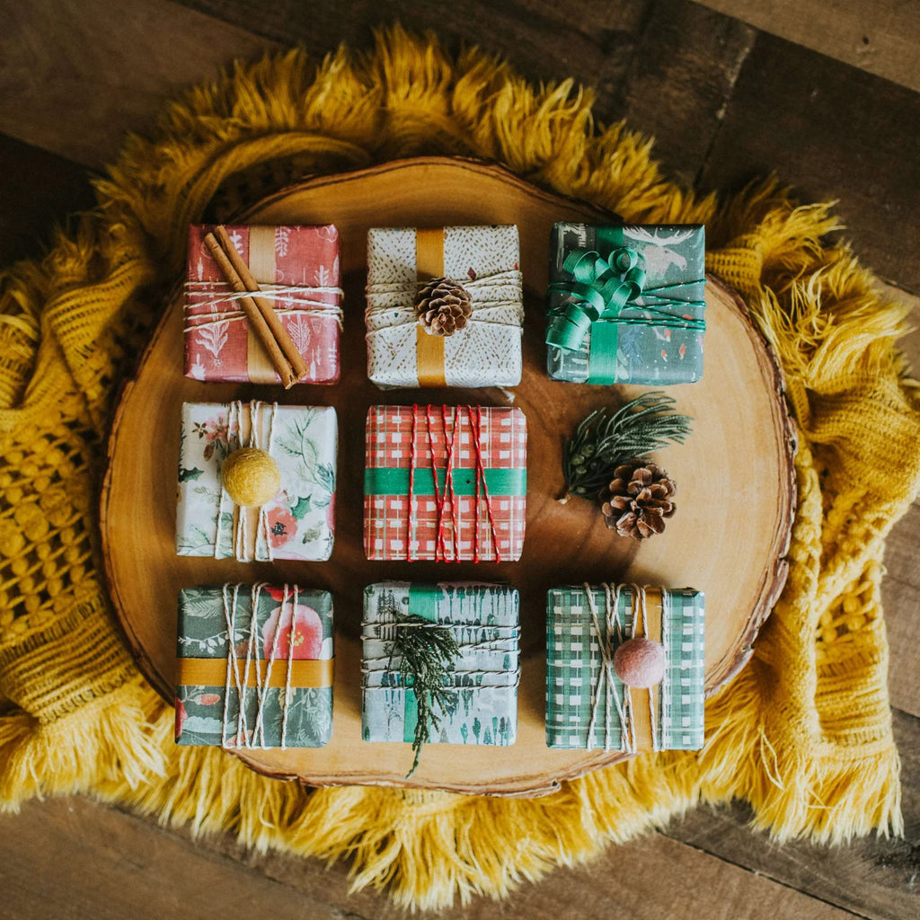Forest Wintery Woods Any Occasion Wrapping Paper | 3 Sheets