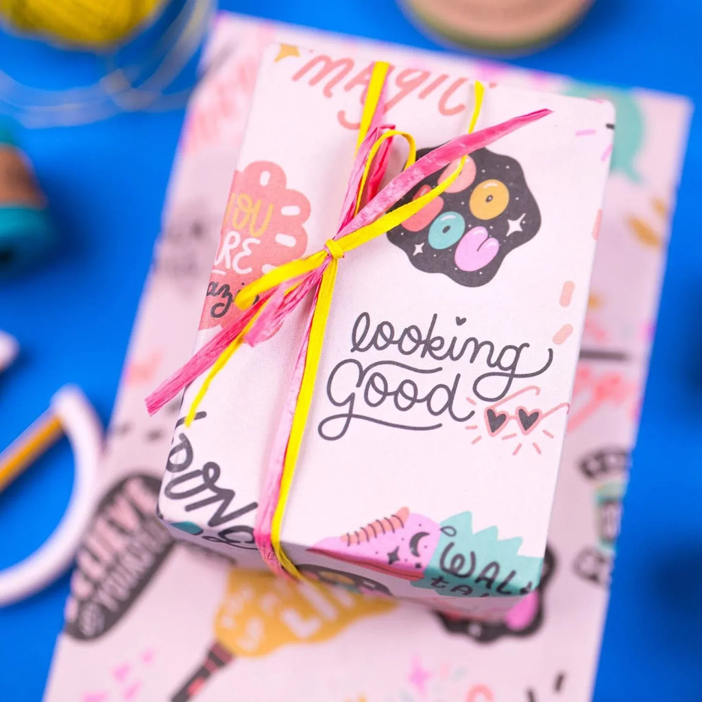 Positivity Any Occasion Wrapping Paper | 3 Sheets