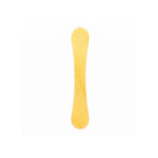 A single small wooden stick or taster spoon with rounded ends, shown vertically on a plain white background.