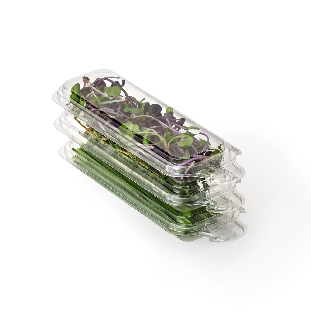 0.25 oz. Top Seal Hanging Fresh Herb & Microgreen Package | Clear | Good Natured® | Compostable PLA