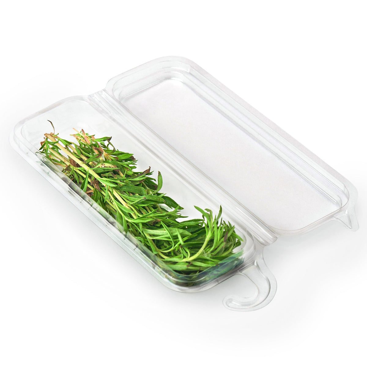 0.25 oz. Top Seal Hanging Fresh Herb & Microgreen Package | Clear | Good Natured® | Compostable PLA