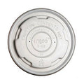Flat Lid for 6-8 oz Hot and Cold Paper Food Container | Compostable CPLA