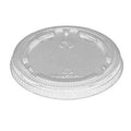 Flat Lid for 4-7 oz Cold Cups | No Hole | Clear PLA