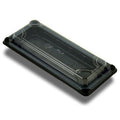 9"x4" Compostable Sushi Tray with Lid | PLA