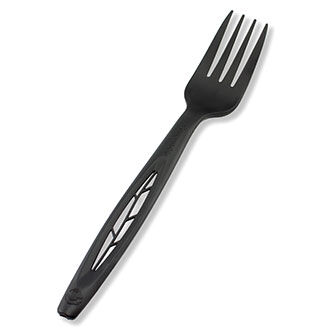 6.5" Compostable Fork Bulk Pack | Black