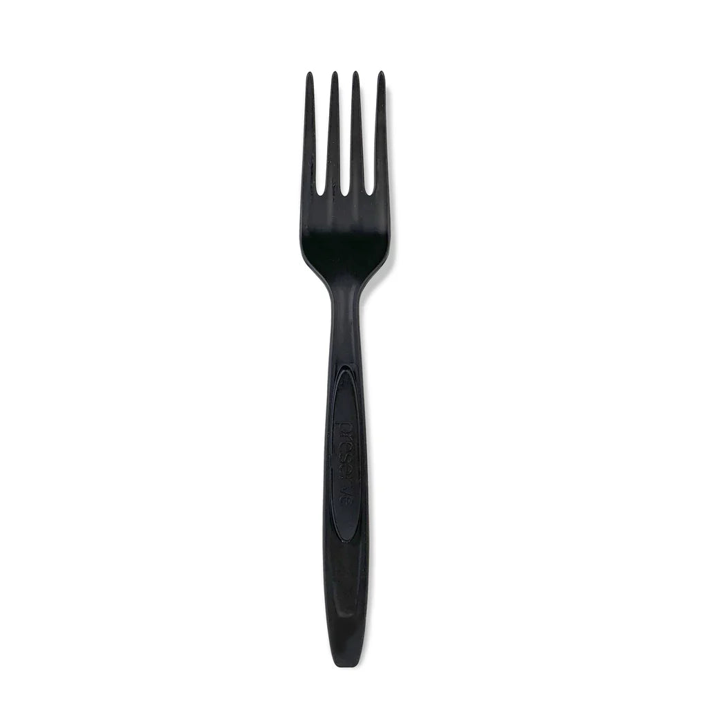 6" Recycled Fork | Black | Made in USA
