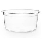 12 oz Compostable Round Deli Container | Clear | Vegware® | PLA
