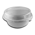 Lid for 32 oz White Sugarcane Bowl | Recyclable PET Plastic