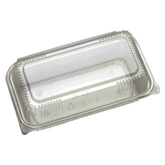 9" x 5" x 3" Clamshell Container | Clear PLA
