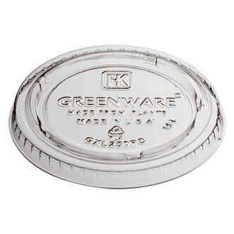 Lid for 3-4 oz Portion Cup | PLA | Made in USA