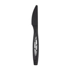 6.5" Compostable Knife Bulk Pack | Black