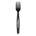 6.5" Compostable Fork Bulk Pack | Black