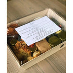 11.8" X 15" X 3" Covered Tray Set | Compostable Balsa Tray with RPET Lid