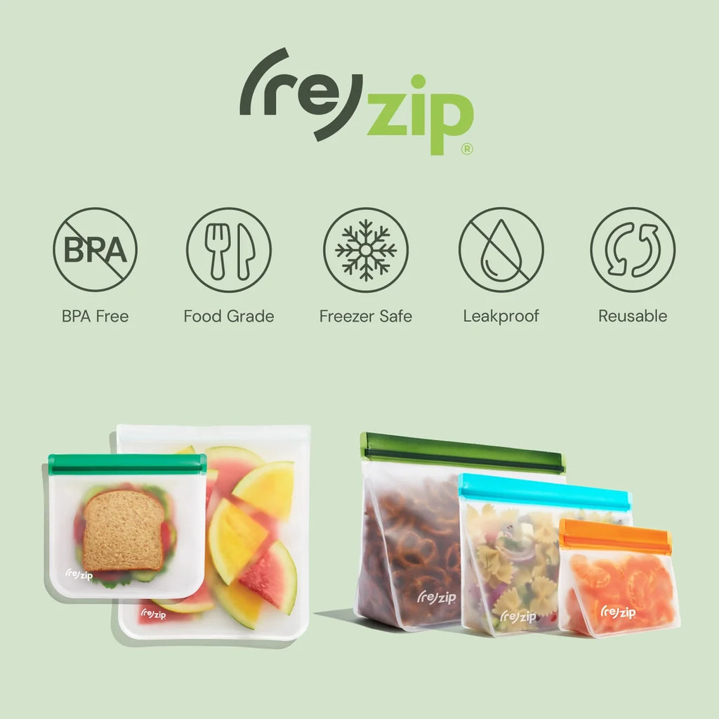 Reusable Flat Gallon Storage Bags | Set of 3