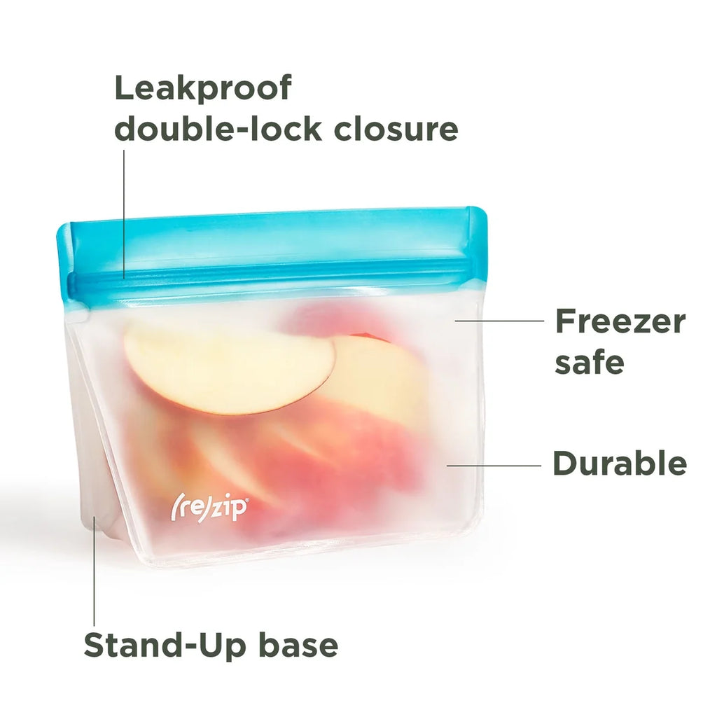 Reusable Food Storage Bags | Set of 8 Reusable Zip Bags
