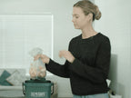 Compost Caddy Bin w/Compostable Trash Bags Set | Includes Bin & 2 Rolls of 2.5 gal Bags