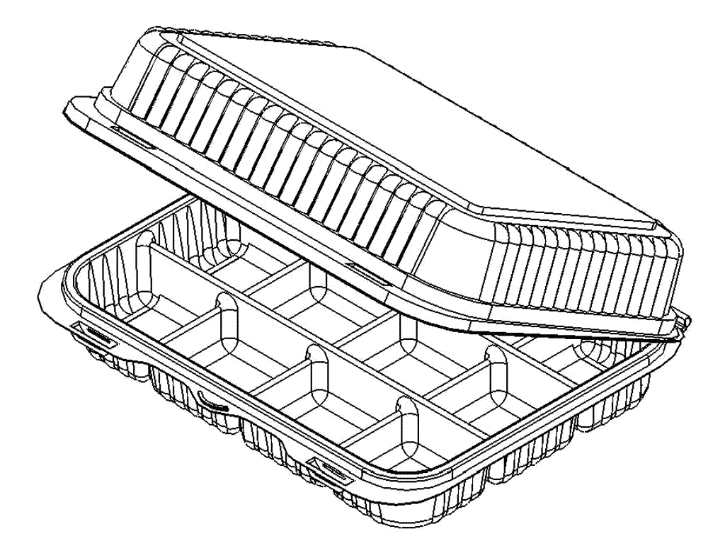 Drawing of treat container.