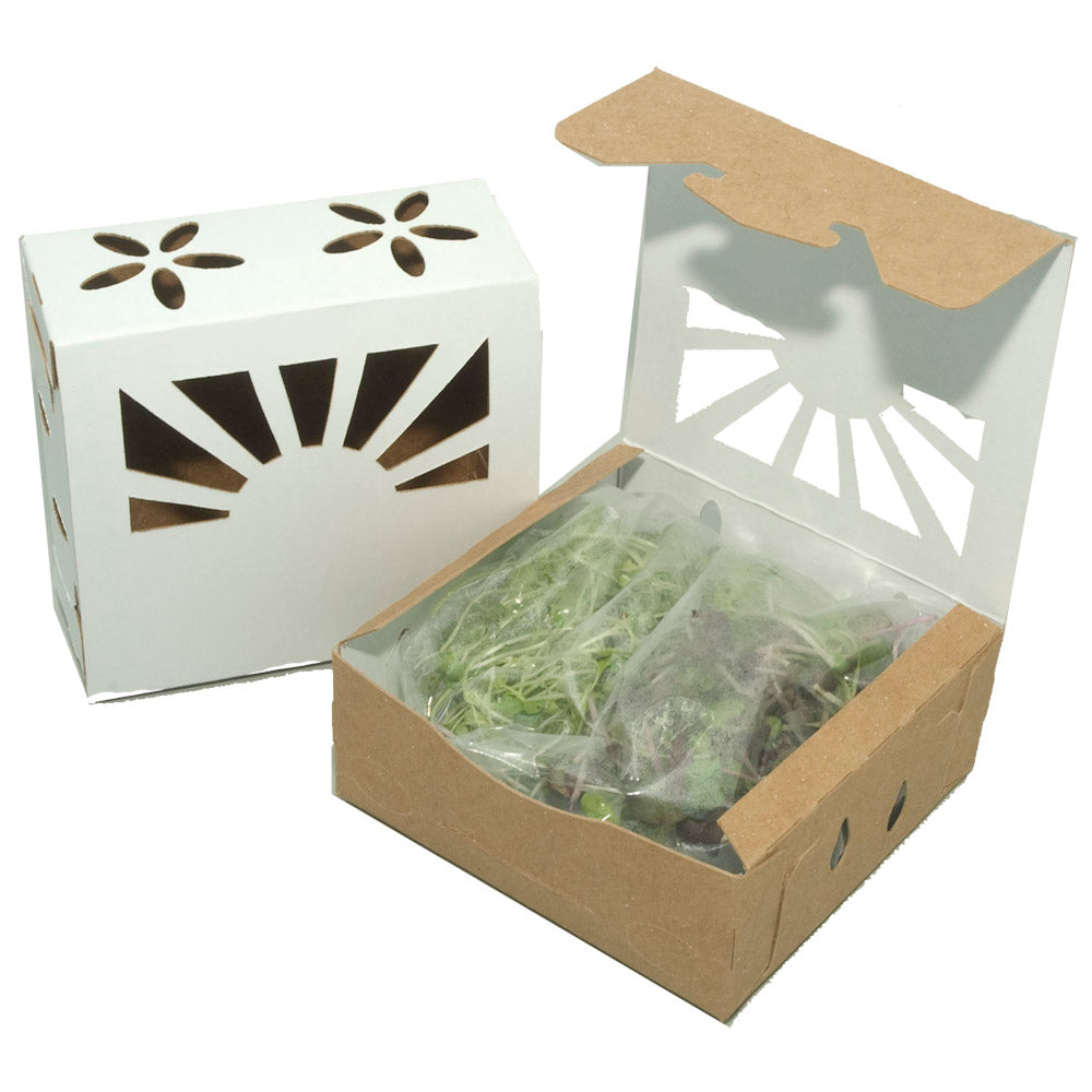 1/2 Pint Kraft Produce Container | Vented | Compostable & Recyclable