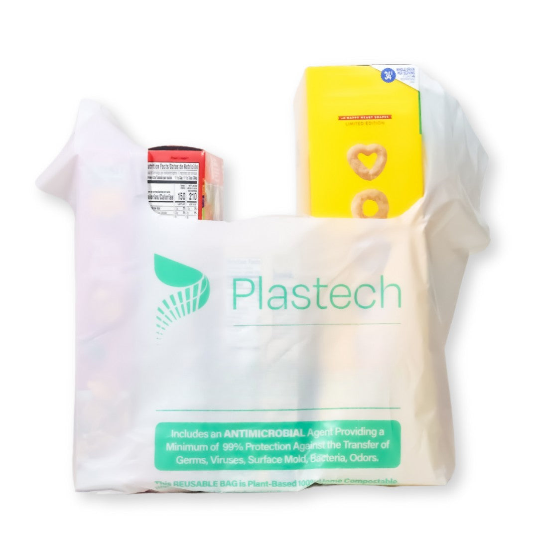 Plastech product packaging with a white background