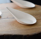 4" Mini Taster Spoon | Tan | Sugarcane Fiber | Case of 500