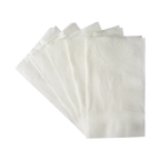 White Dinner Napkins 15" x 17" | Home Compostable