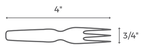 Fork icon with measurement scale